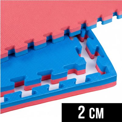 12. Gymnastikmatte mit Sicherheitszertifikat – Puzzle 1x1m – Tatami 2 cm