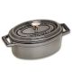 Staub Mini-Ovaltopf aus Gusseisen – 250 ml, Graphit