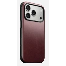 Nomad Moderne Lederhülle für 16 cm (6,3") Mobiltelefone, Burgunderrot
