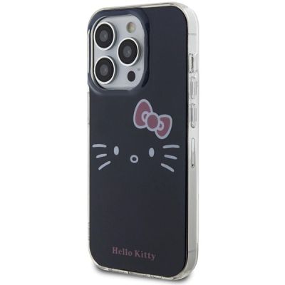 2. Hello Kitty IML Kitty Face Hülle für iPhone 15 Pro Max – Schwarz