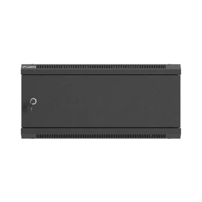 22. LANBERG Wandregalschrank 19" 4U 600X450 Schwarze Metalltür (Bausatz)