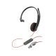 26. Poly Blackwire 3210 Mono-USB-C-Headset + USB-C/A-Adapter