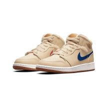 Air Jordan 1 Mid Fleece Pearl White GS Winterschuhe - DO2207-264