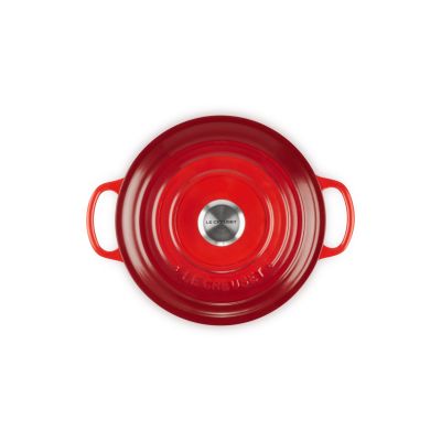 4. Le Creuset Signature Bräter rund 22 cm Kirsche