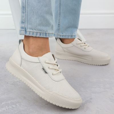 17. Sergio Leone PB236-S Damen-Sneaker aus schwarzem Leder mit Keilabsatz