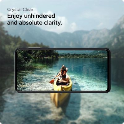 11. Spigen ALM Glass FC gehärtetes Glas für Samsung Galaxy M53 5G – Schwarz