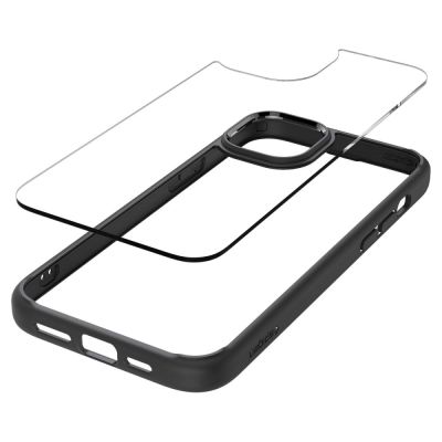 10. Spigen Ultra Hybrid-Hülle für iPhone 15 – mattschwarz