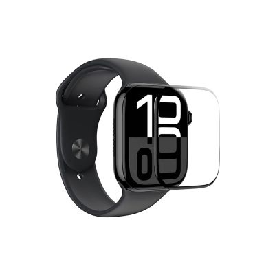 4. AmazingThing Radix Film Schutzfolie mit schwarzem Rahmen für Apple Watch 42 mm