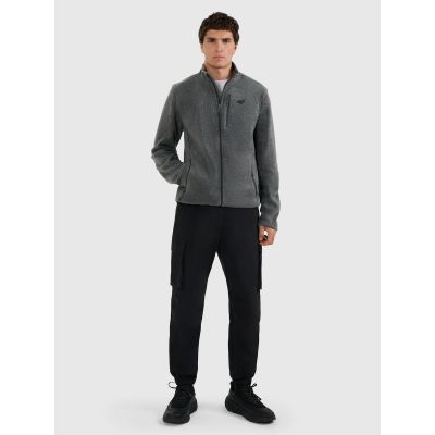 7. Herren-Fleecejacke Regular Fit mit Stehkragen 4F 4FRMM00TFLEM435-23M