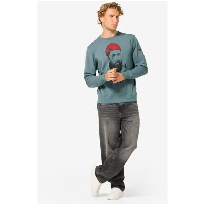 5. Herren-Sweatshirt SUPER.NATURAL M SN SAILOR CREW grau