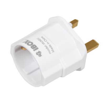 4. IBOX-Adapter IAUKEU-Netzsteckdose UK auf EU