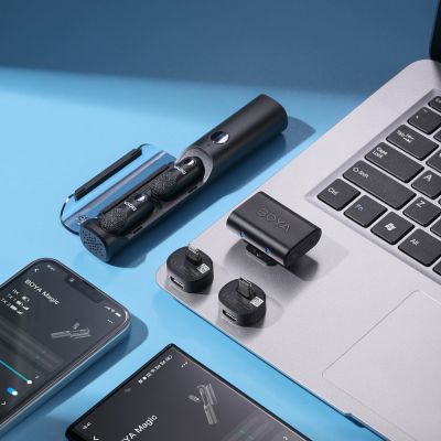 17. BOYA MAGIC-02 Drahtloses Mikrofon 2,4 GHz USB-C – Schwarz