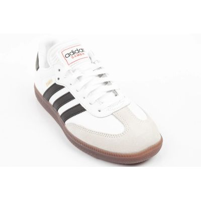 2. Adidas Sportschuhe, Sneaker Samba, modisches Leder, weiß