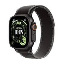 Apple Watch Ultra 3 GPS + Cellular 49 mm Schwarzes Titangehäuse mit schwarzem/anthrazitfarbenem Trail Loop - M/L