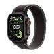 Apple Watch Ultra 3 GPS + Cellular 49 mm Schwarzes Titangehäuse mit schwarzem/anthrazitfarbenem Trail Loop - M/L