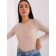 Beige gestreifte Bluse BASIC FEEL GOOD (RV-BZ-9207.41X)