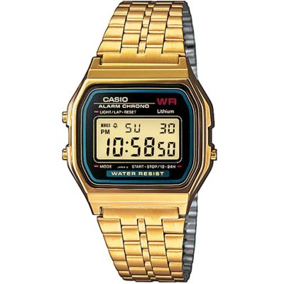 CASIO A159WGEA-1 Unisex-Uhr
