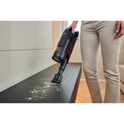 17. Hoover HF610HX 011 Akku-Staubsauger, beutellos, 0,7 l, 650 W, lila, 4 Ah