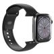 4. Puro Icon Silikonarmband für Apple Watch 38 / 40 / 41 mm - Schwarz (2 Stück)
