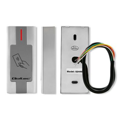 6. QOLTEC RFID-Näherungskarten- und Schlüsselanhängerleser | Metallgehäuse