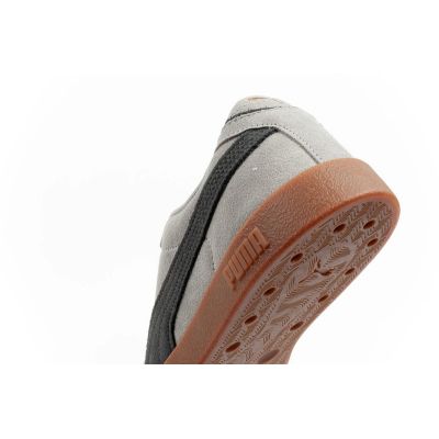 7. Puma Club II Era Herren-Sportschuhe, Leder-Sneaker, grau