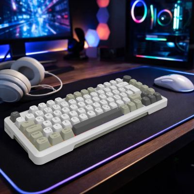 7. Inca IKG-455 Gaming-Tastatur USB + RF Wireless + Bluetooth QWERTY Deutsch Weiß