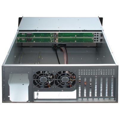 8. Inter-Tech 4U-4408 Rack Schwarz, Silber