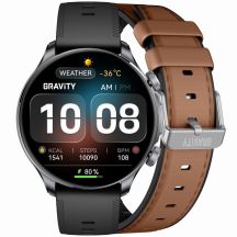 Smartwatch Gravity Black 2 Armbänder GT35-1