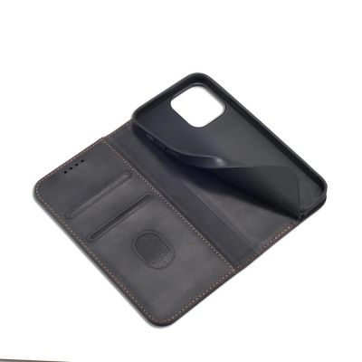 14. Magnet Fancy Case Hülle für iPhone 14 Pro Flip Cover Wallet Ständer schwarz