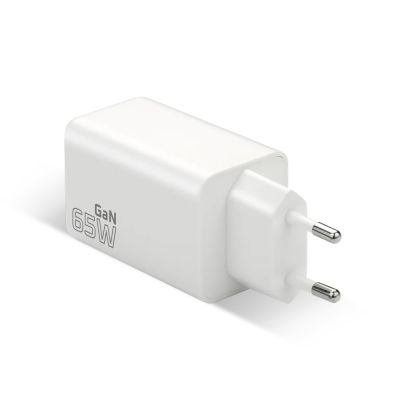3. EVERACTIVE GAN Wandladegerät 1 x USB, 2 x USB-C Schnellladefunktion 4+ 65W Weiß SC-655Q