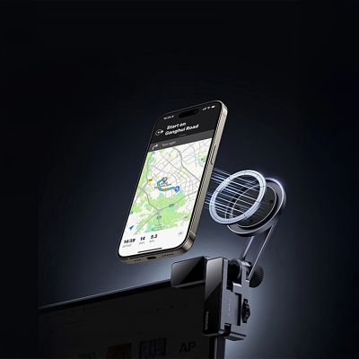 12. Baseus MaxView Magnetische Auto-Displayhalterung - Grau
