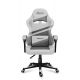 3. Huzaro Force 4.4 Grauer Mesh-Gaming-Stuhl
