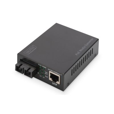 5. Gigabit PoE Medienkonverter RJ45 / SC, MM, PSE