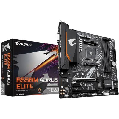 7. Gigabyte B550M AORUS ELITE Sockel AM4 Micro-ATX AMD B550 Mainboard