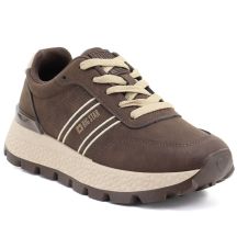 Damen-Sneaker mit brauner Plateausohle, Big Star UU274040