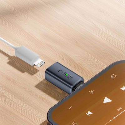 3. Tech-Protect UltraBoost Typ-C-auf Lightning -Adapter – Grau