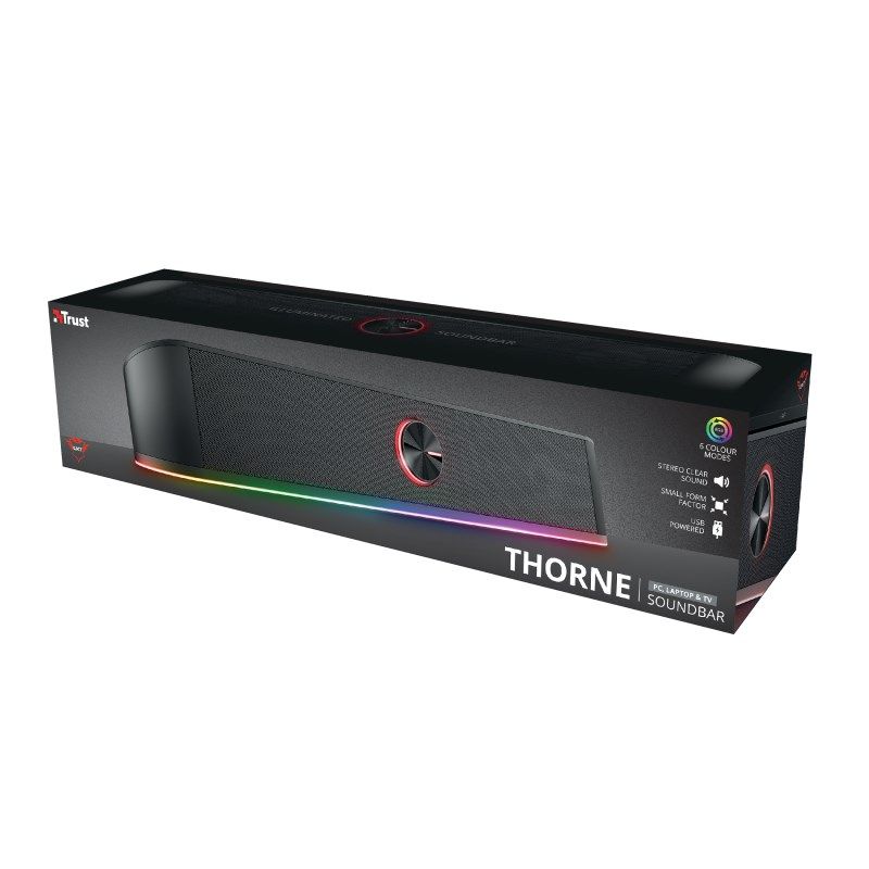 7. TRUST GXT619 THORNE RGB LED SOUNDBAR Lautsprecher