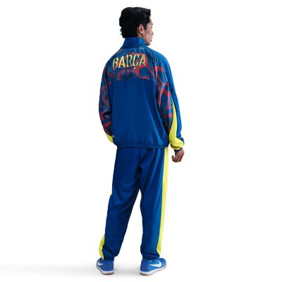 4. Nike FC Barcelona Starting Woven Jacke GX FZ1281-431