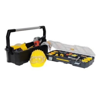 7. Stanley 1-97-514 Werkzeugkasten, Schwarz, Transparent