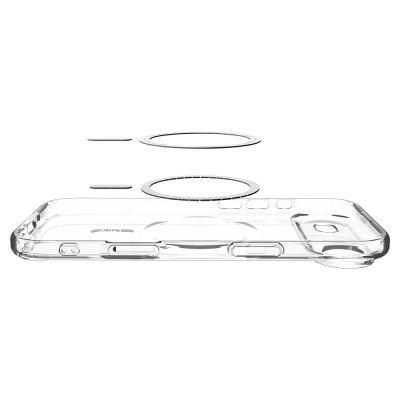 7. Spigen Ultra Hybrid MagSafe Case für iPhone 17 Air - Klar und Weiß
