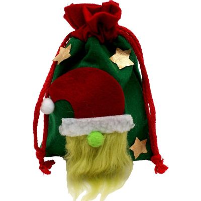 3. Weihnachtsgeschenktüte mit Weihnachtsmannmotiv, 15 x 20 cm