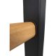 33. Turn-Wandverlängerungsstange aus Holz und Metall mit Metallgriff in Eichenfarbe, Bank K 511