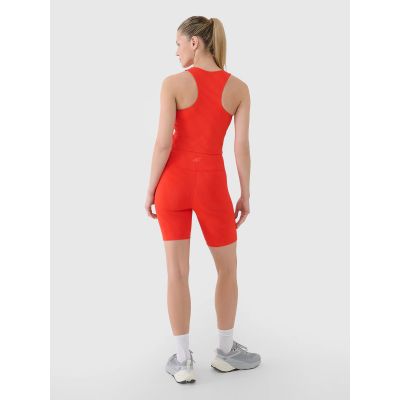 4. Schnelltrocknendes Damen-Trainings-Crop-Top 4F 4FWSS25TFSLF413-62S