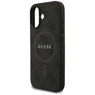 6. Guess 4G Ring Classic Logo MagSafe Hülle für iPhone 17 - Schwarz