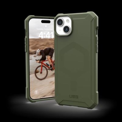 5. UAG Essential Armor MagSafe Hülle für iPhone 15 Plus – Grün