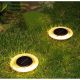 24. Solar-Scheibenlampe mit 28 LEDs zur Boden- oder Wandmontage