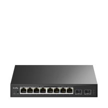 Cudy 8-Port Gigabit Easy-Managed Switch mit 2 SFP, GS108ES2 1.0 Managed L2 Gigabit Ethernet (10/100/1000) Schwarz