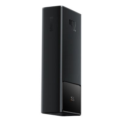 5. Baseus EnerFill FP41 30000mAh 22,5W Powerbank mit Baseus Simple USB-A - USB-C 3A 30cm Kabel - Schwarz