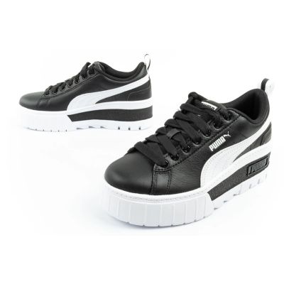 8. Puma Mayze Damen Sportschuhe Sneakers Plateau schwarz weiß modisch