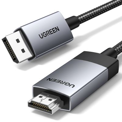 Ugreen DP119 15773 DisplayPort / HDMI 4K 60Hz Kabel 1m - Grau